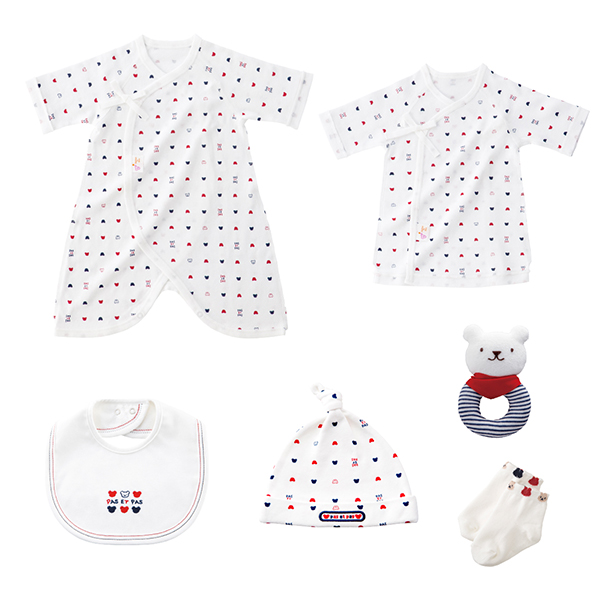 佐賀玉屋 赤ちゃんの城 出産お祝いセット トリコロール